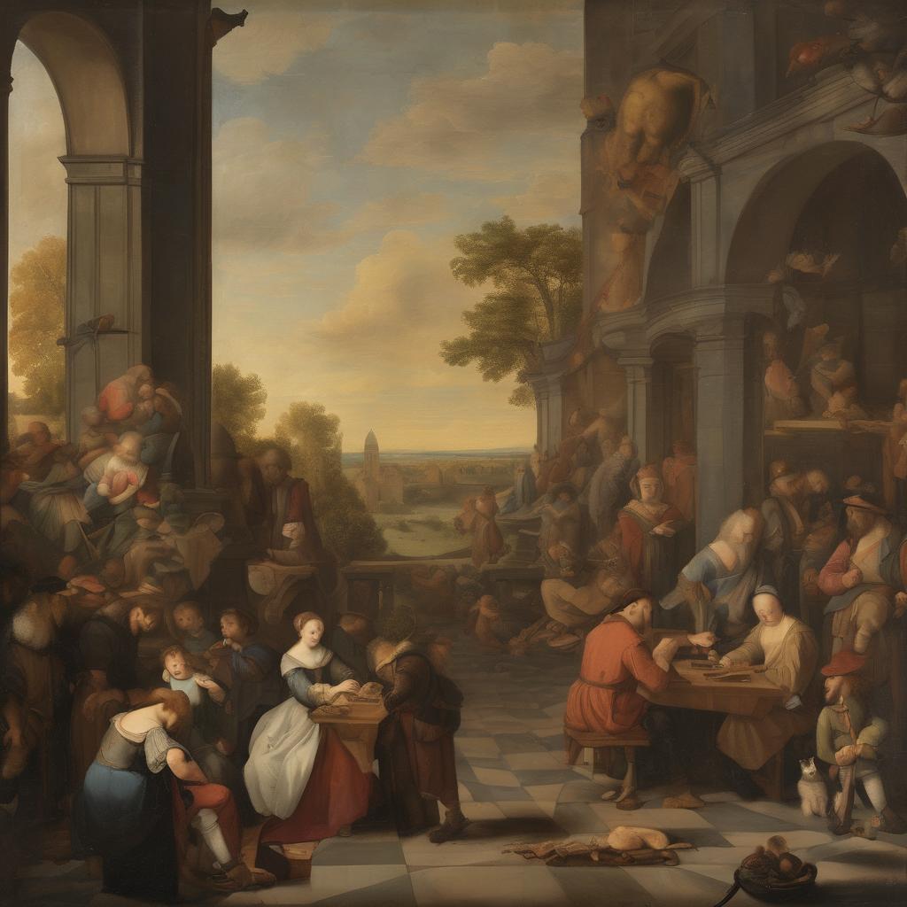 Το στιλ και οι τεχνικές ζωγραφικής του David II RYCKAERT